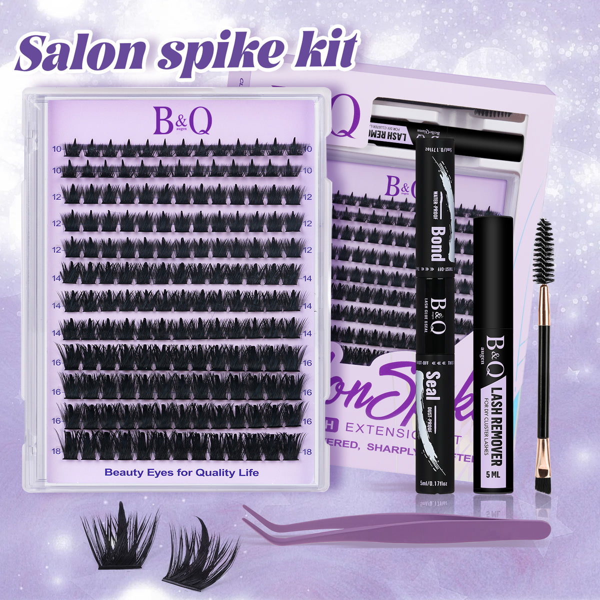 Kit de Pestañas Individuales Ultra Suaves 70D+90D
