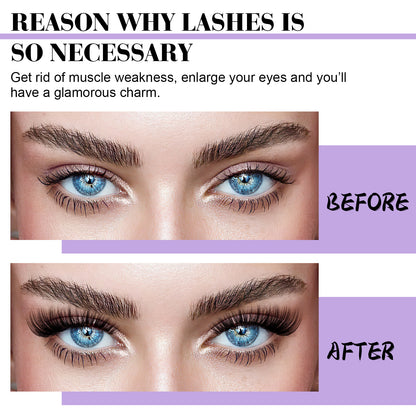 The-effect-of-B&amp;Q-30D-Individual-Lash-Clusters