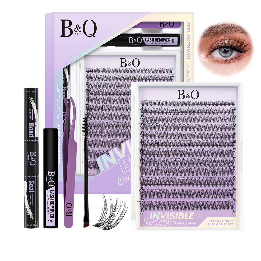 Venus Invisible Band Lash Clusters Kit