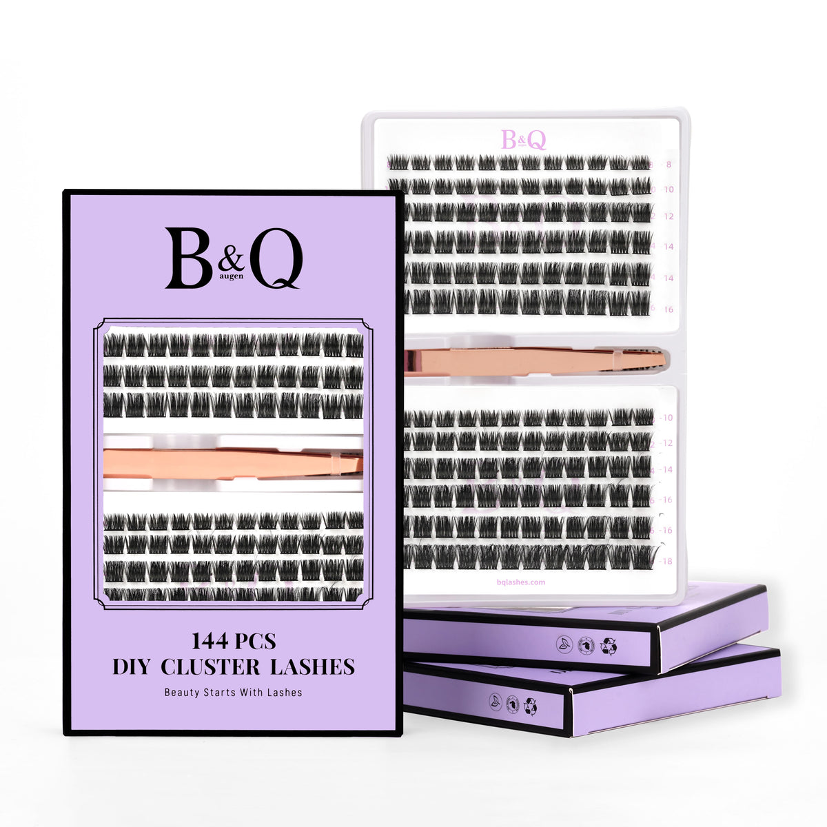 Kit Esencial para Extensiones de Pestañas en Racimo DIY