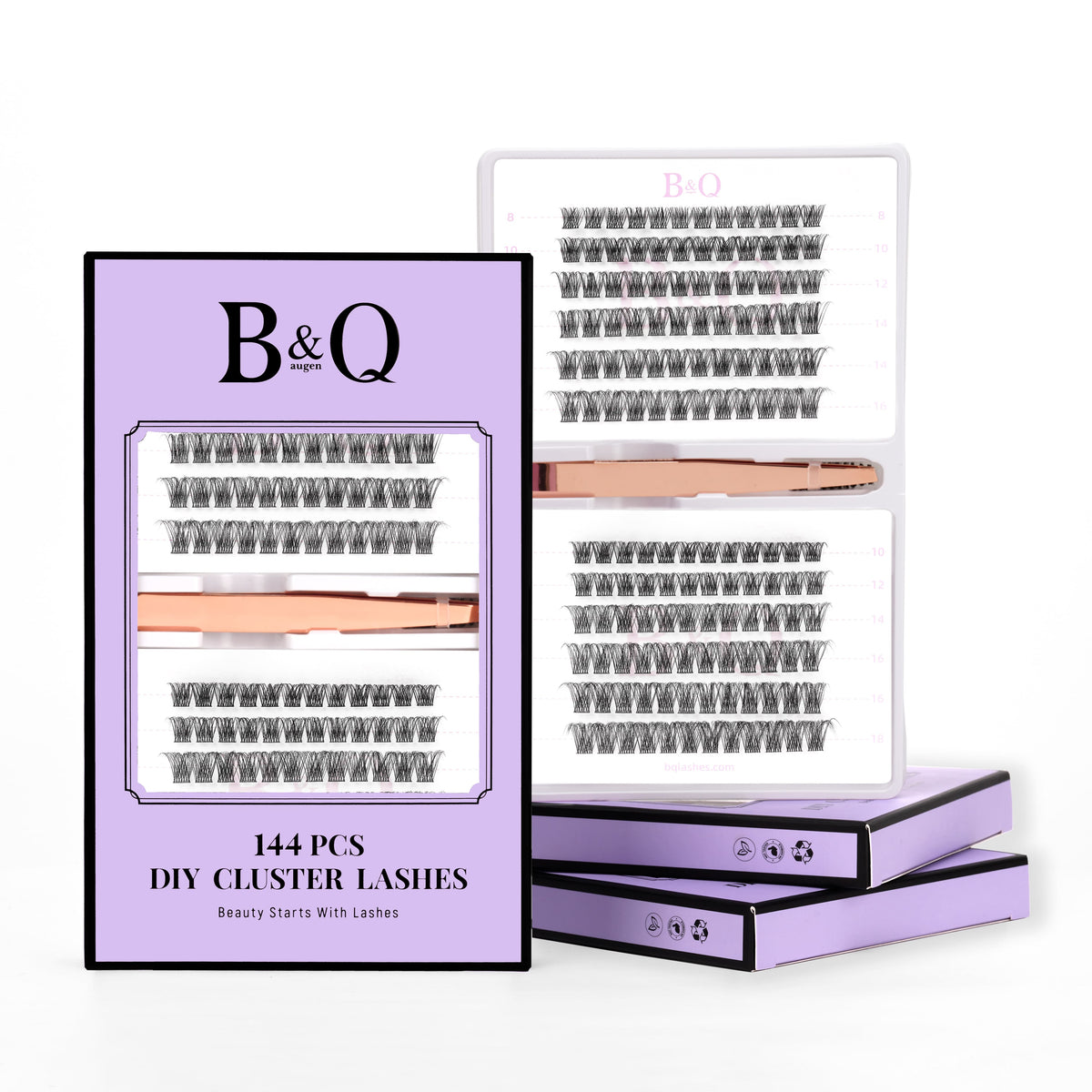 Kit Esencial para Extensiones de Pestañas en Racimo DIY