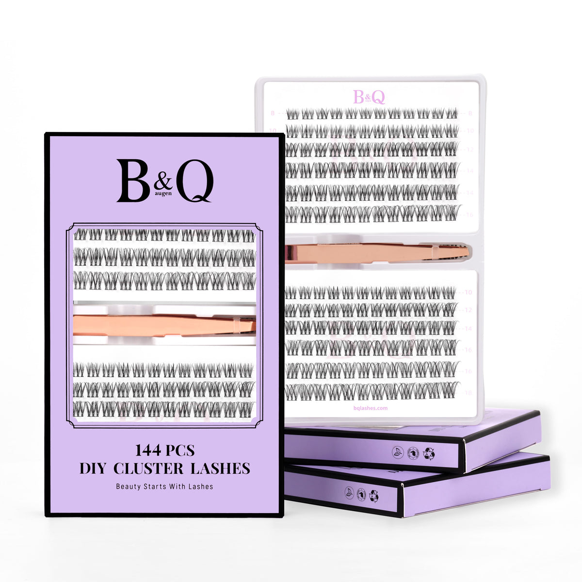 Kit Esencial para Extensiones de Pestañas en Racimo DIY