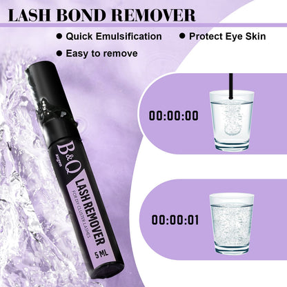B&amp;Q lash remover  easy to remove protect your own lashes