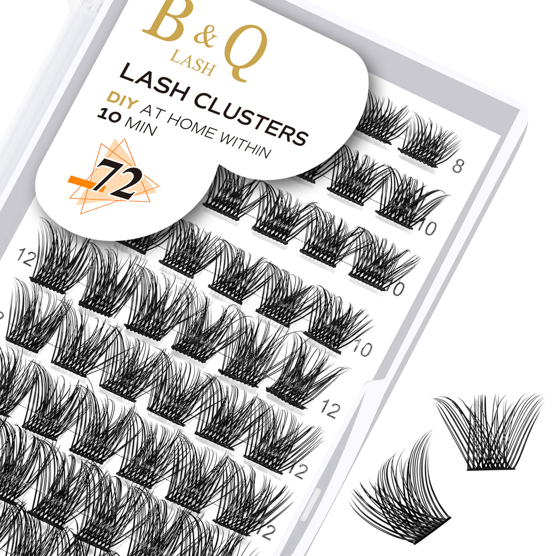 Free, just pay shipping|B02 Lash Clusters DIY Eyelash Extensions 72 Clusters Lashes