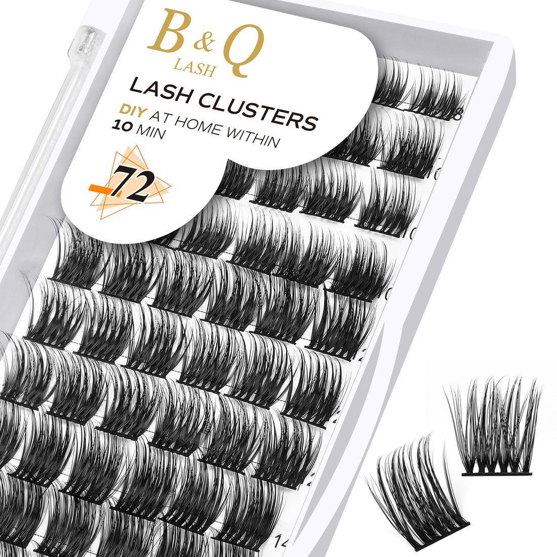 Free, just pay shipping|B42 Lash Clusters DIY Eyelash Extensions 72 Clusters Lashes