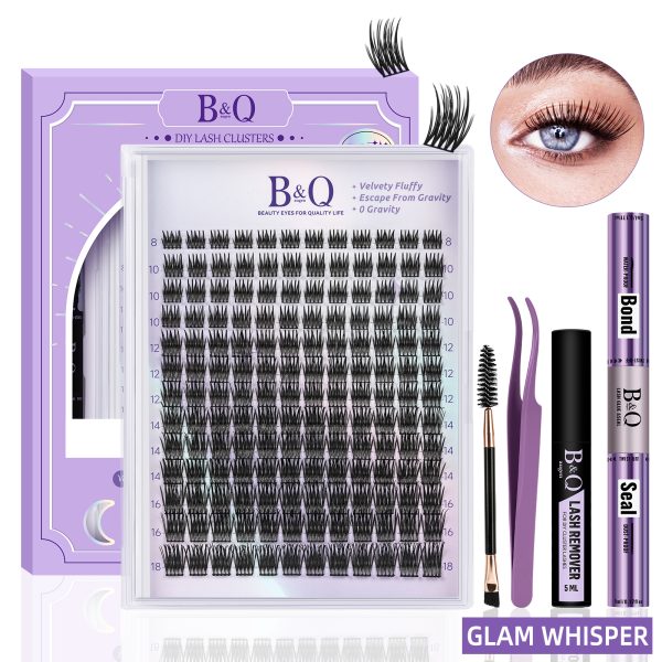 BM01 Flat Matte DIY Cluster Lash Extensions Kit