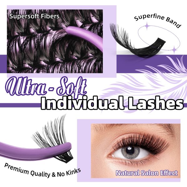 70D+90D Ultra-Soft Fluffy Individual Lashes Kit