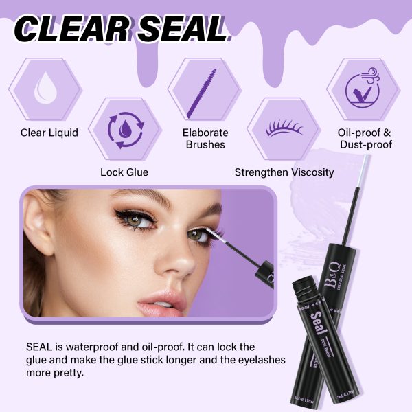 Lash Bond and Seal 10 ML Eyelash Bond and Seal for Lash Clusters